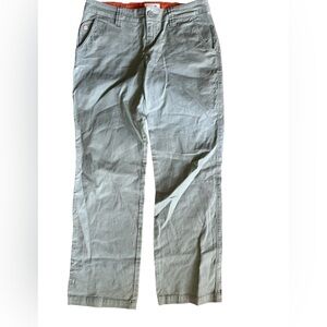 Horny Toad Size 8 Khaki Gray Green Stretch Casual Straight Wide Leg Hiking Pants